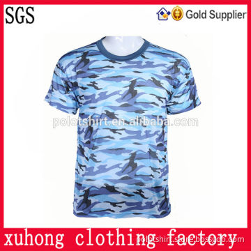 blue camo tactical t-shirt;Combat T-shirt